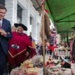 Sadir estuvo presente en la apertura de la Feria Campesina Pucará