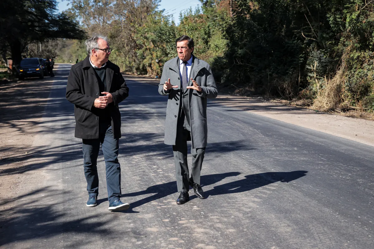sadir y stanic rerificaron la obra la rp 56 la altura carahunco 1