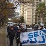 Tránsito en pie de lucha: municipales se movilizan a la Legislatura para exigir dignidad laboral y el fin del vaciamiento en San Salvador de Jujuy
