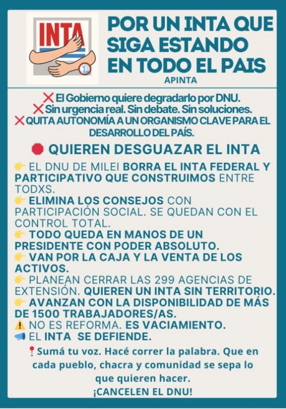 “Modernización o demolición: el INTA no se toca” 4 WhatsApp Image 2025 07 08 at 22.50.45
