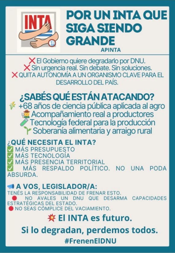 “Modernización o demolición: el INTA no se toca” 5 WhatsApp Image 2025 07 08 at 22.51.23