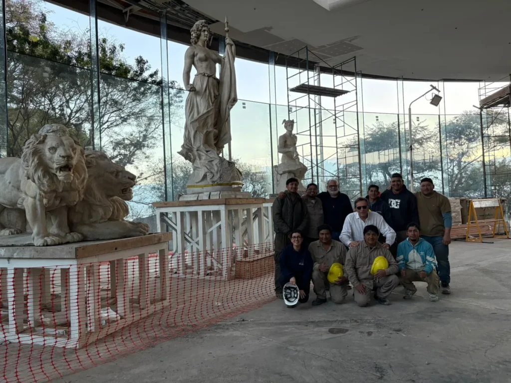 En casa: el grupo escultórico de Lola Mora en Jujuy, reunido tras más de un siglo