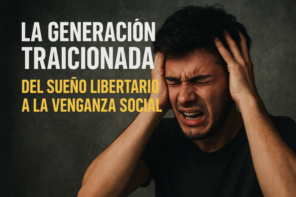 La generación traicionada: del sueño libertario a la venganza social