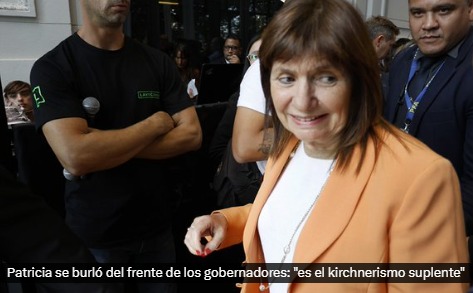 Bullrich, la espada afilada del 2027, dinamita el centro: “El Grito Federal es el kirchnerismo suplente”