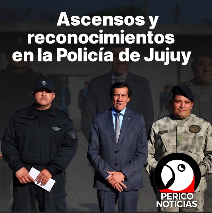 Ascensos y reconocimientos en la Policía de Jujuy