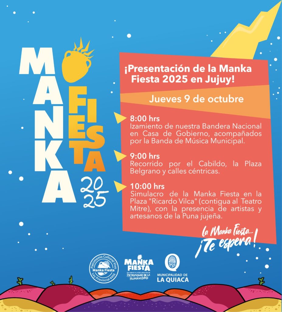 La Quiaca presenta la Manka Fiesta 2025 en la capital jujeña