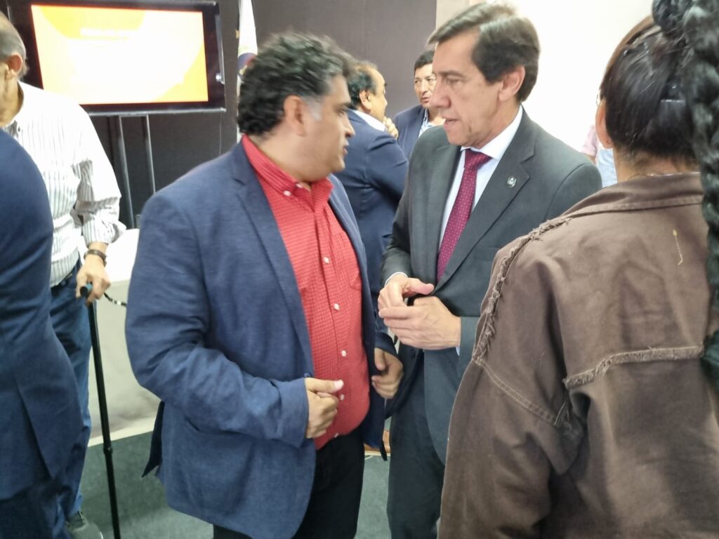 Moreira y Sadir sellan la integración al 911 con más cámaras y barrios protegidos
