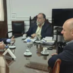 Álvarez García recibió al prestigioso consultor Carlos Fara