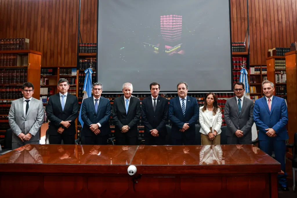 Sadir acompañó el acto institucional de asunción de jueces de la Corte Suprema de Justicia