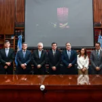 Sadir acompañó el acto institucional de asunción de jueces de la Corte Suprema de Justicia
