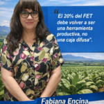 Fabiana Encina busca renovar la protesorería en la Cámara del Tabaco: “El 20% del FET debe volver a ser herramienta productiva”