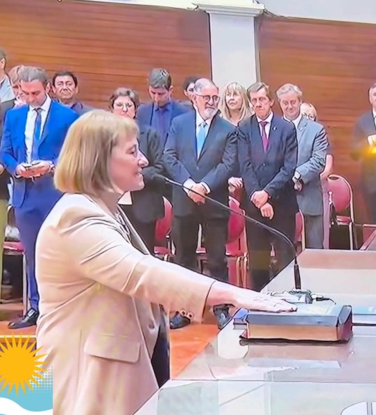 Alejandra Mollón sostiene la bandera de LyDER en la Legislatura: pieza clave en el tablero político de Jujuy