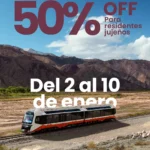 Vuelve la promo Orgullo Jujeño en el Tren Solar: 50% de descuento para residentes en Jujuy