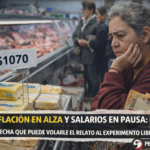“Inflación en alza y salarios en pausa: la mecha que puede volarle el relato al experimento liberal”