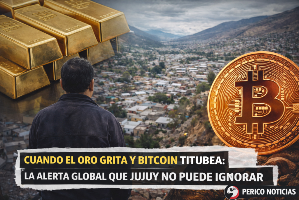 Cuando el oro grita y Bitcoin titubea: la alerta global que Jujuy no puede ignorar