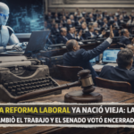 Reforma laboral en ruinas: la IA ya cambió el trabajo y el Senado votó mirando el retrovisor