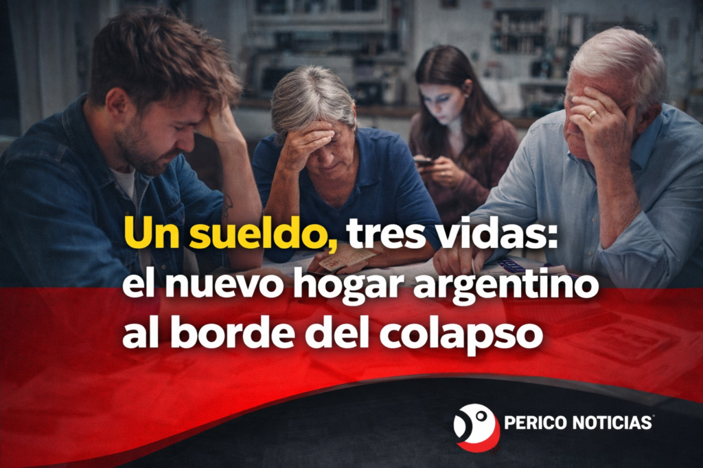 “Un sueldo, tres vidas: el nuevo hogar argentino al borde del colapso”