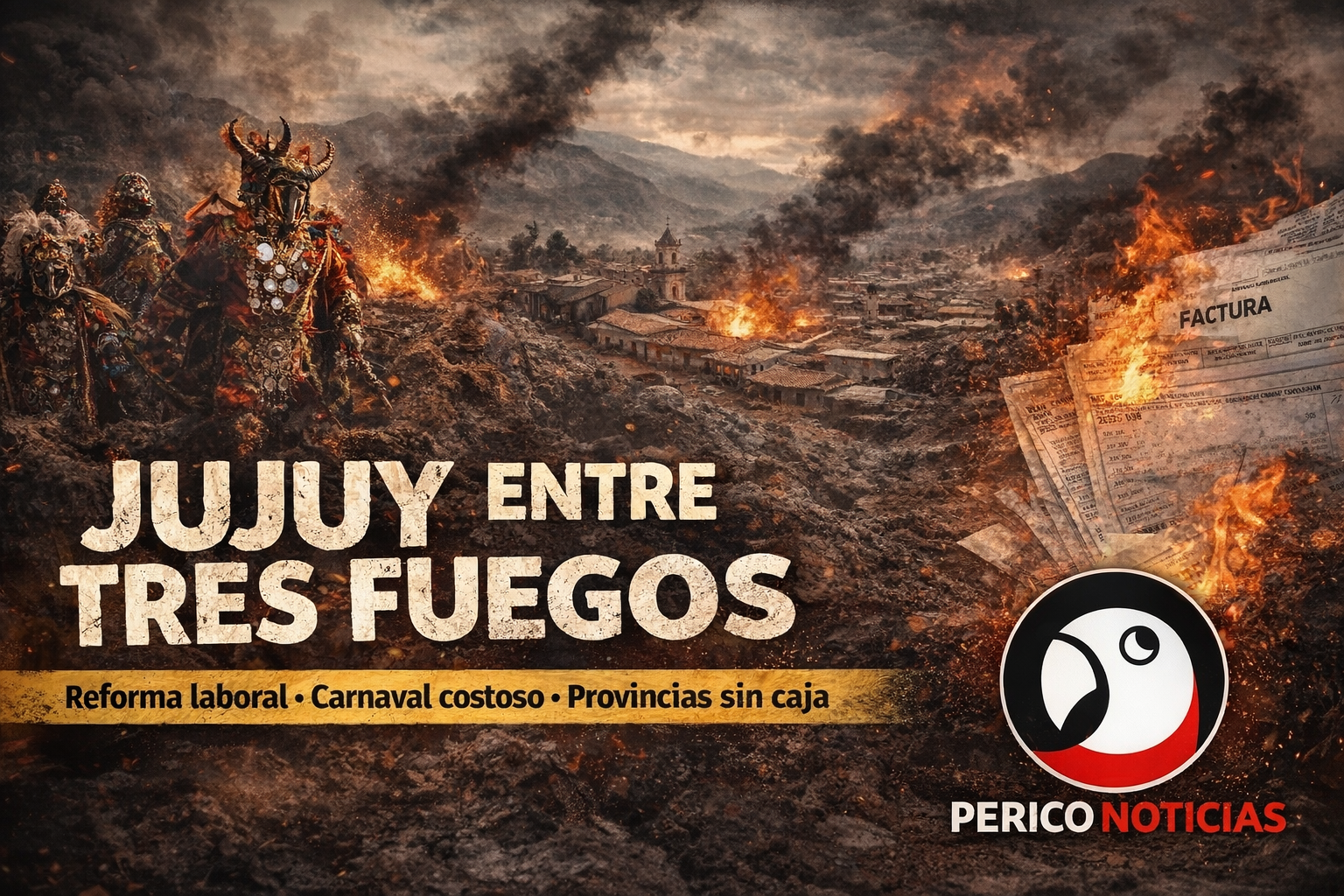 Jujuy ardiendo entre tres crisis
